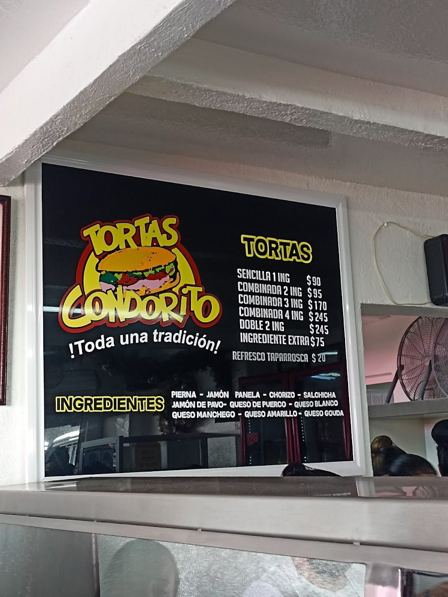 Tortas Condorito Menu - Image 1